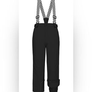 WOWULOVELY Kid's Snow Bib Pants Winter Waterproof Windproof Ski Pants Insulated